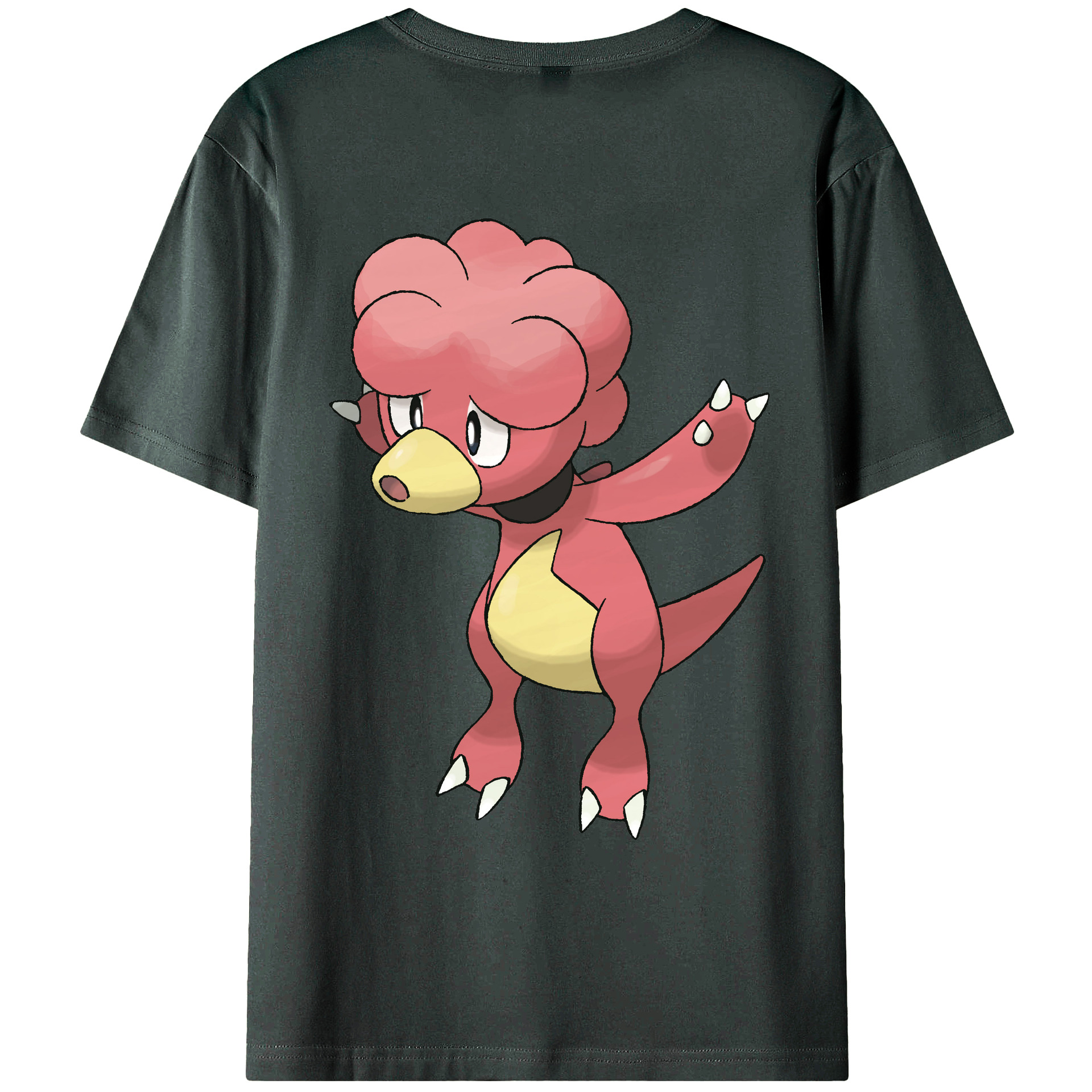 （画像用） ポケットモンスター Pokémon 綿100％ メンズ半袖Tシャツ（バックプリント） 通気性